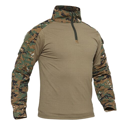 Tactical T-shirts Military Clothing Summer Long Sleeve Army Combat T-shirts Camouflage Airsoft tshirts Hunt Fish Tees-1