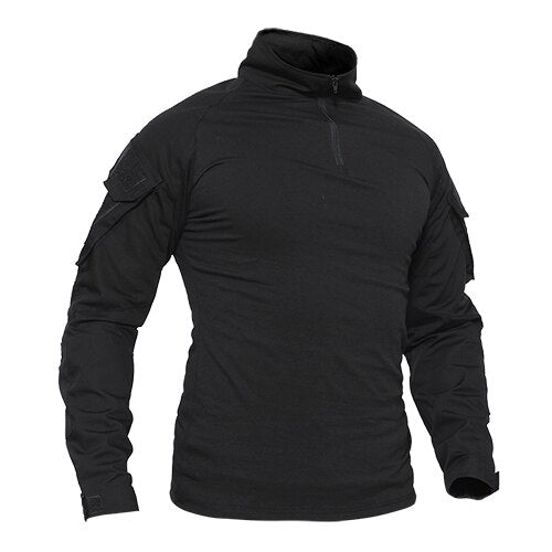 Tactical T-shirts Military Clothing Summer Long Sleeve Army Combat T-shirts Camouflage Airsoft tshirts Hunt Fish Tees-6