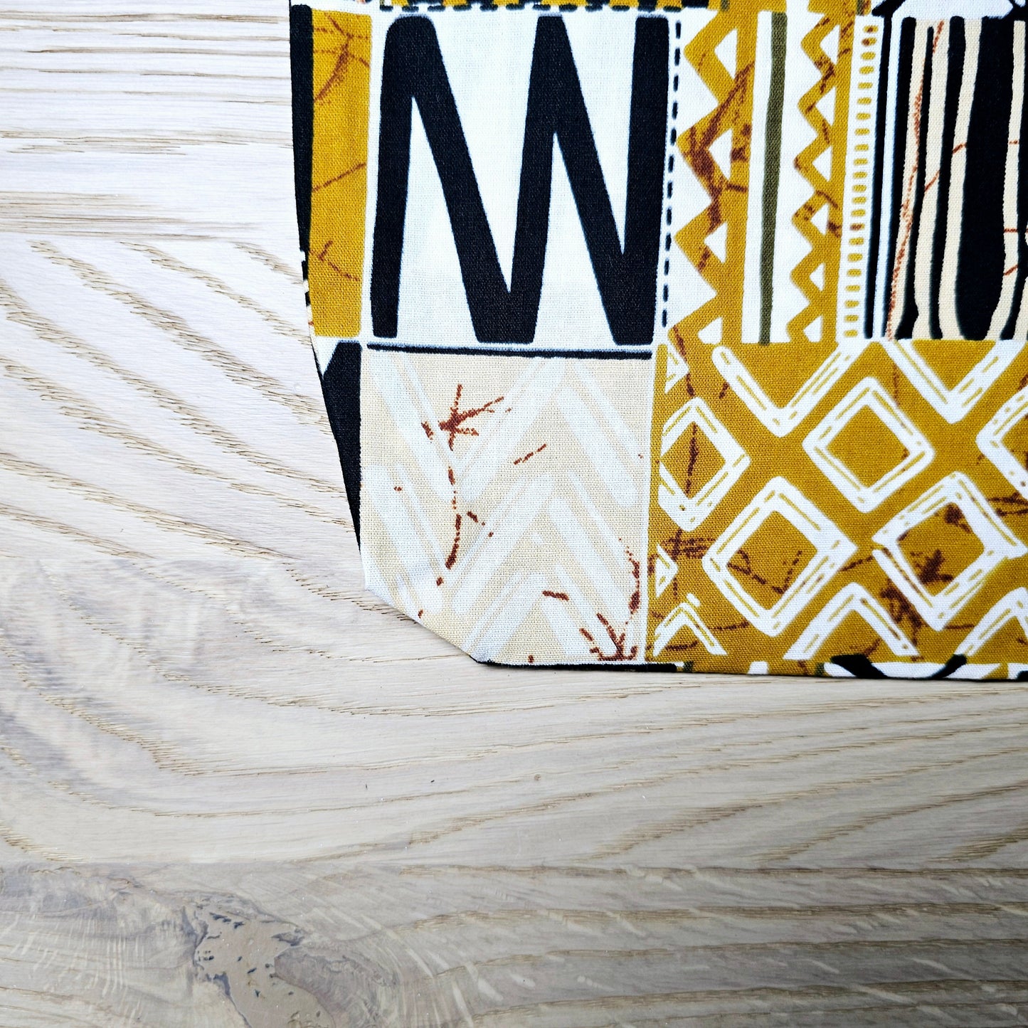 Handmade Tote Bag African Print  | Beach Bag | Shopping Bag |-1