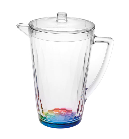 2.5 Clear and Rainbow Diamond Acrylic Pitcher-0