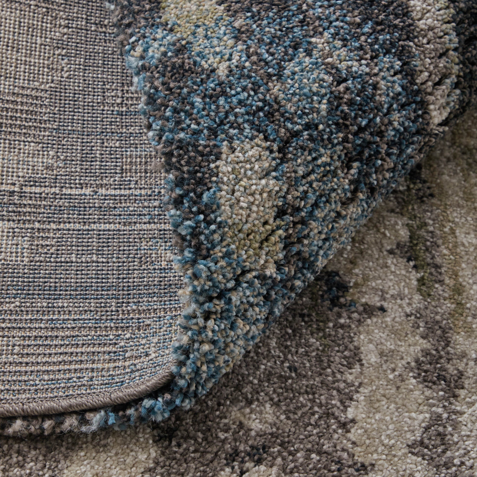 10' X 13' Gray Black And Ivory Abstract Distressed Area Rug-3