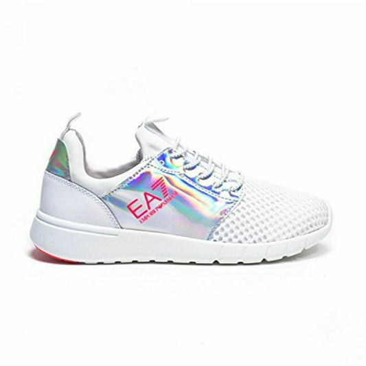 Sports Trainers for Women Armani Woven White-1