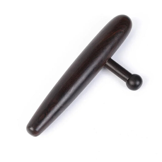 2pcs Deep Tissue Massage Tool Sandalwood Trigger Point Massager Black-0