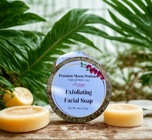 Exfoliating Facial Soap with Raw Honey & Oatmeal 🍯 Polish, Purify & Soothe—Naturally-0
