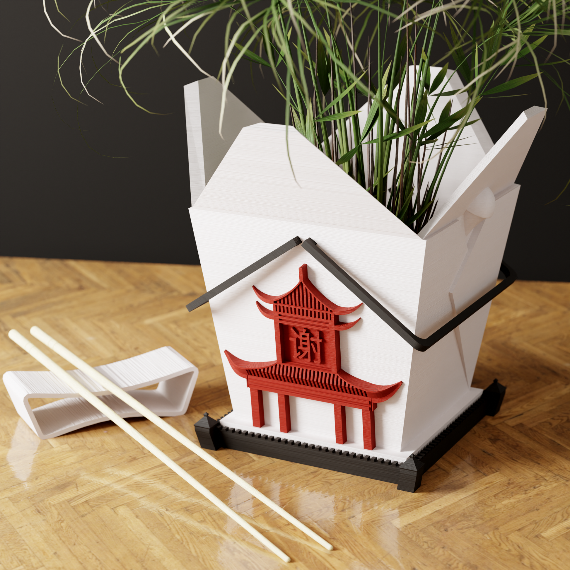 Chinese Takeout Planter-5