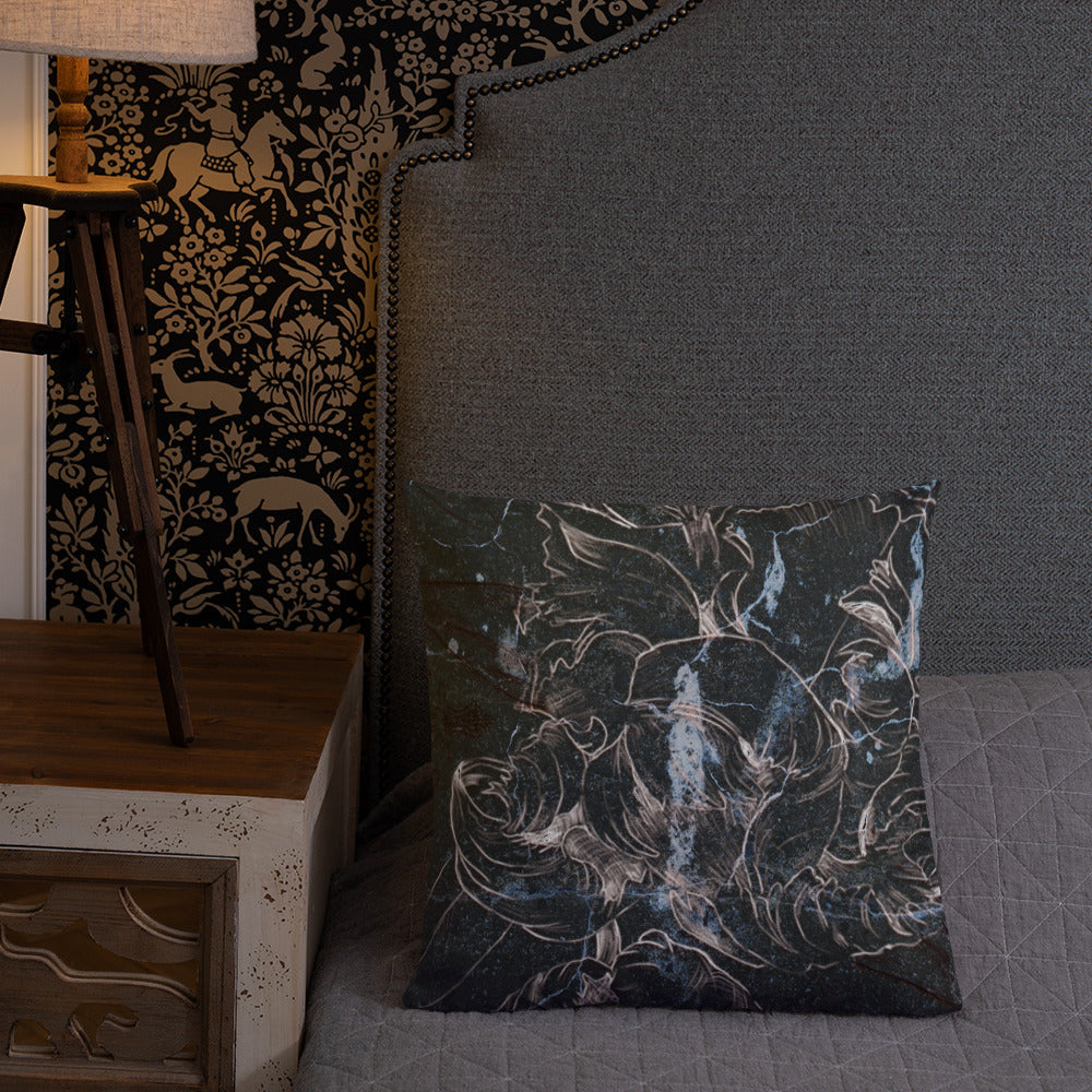 Anacotte Aesthetic Floral Premium Pillow-1
