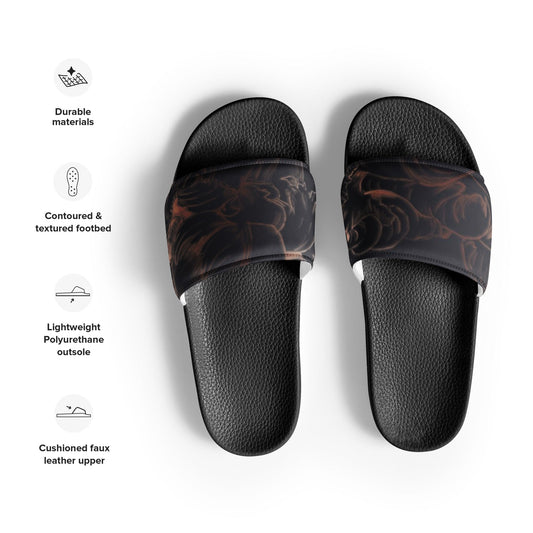 Anacotte Vintage Floral Men's slides-1