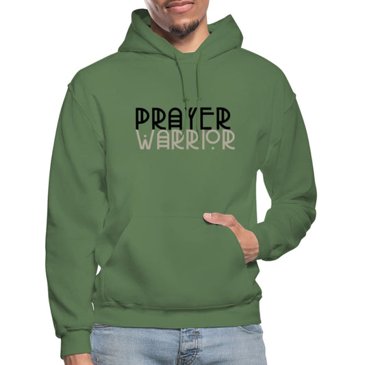 Mens Hoodie - Pullover Hooded Shirt / Prayer Warrior-10